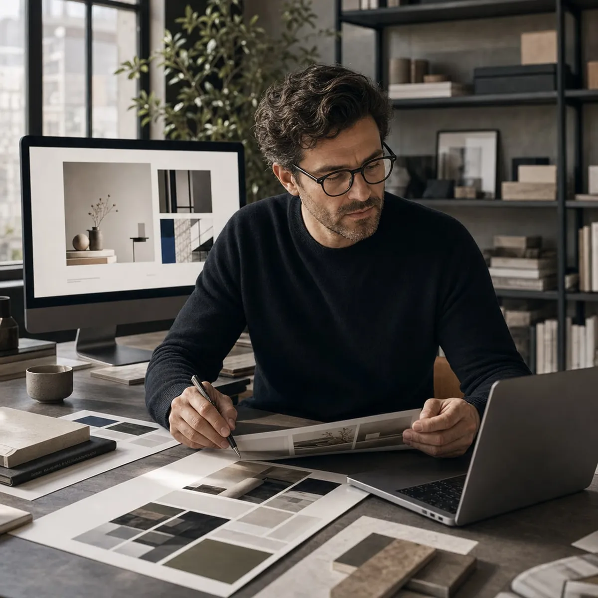 Portrait of Morgan Ellis, creative director and designer